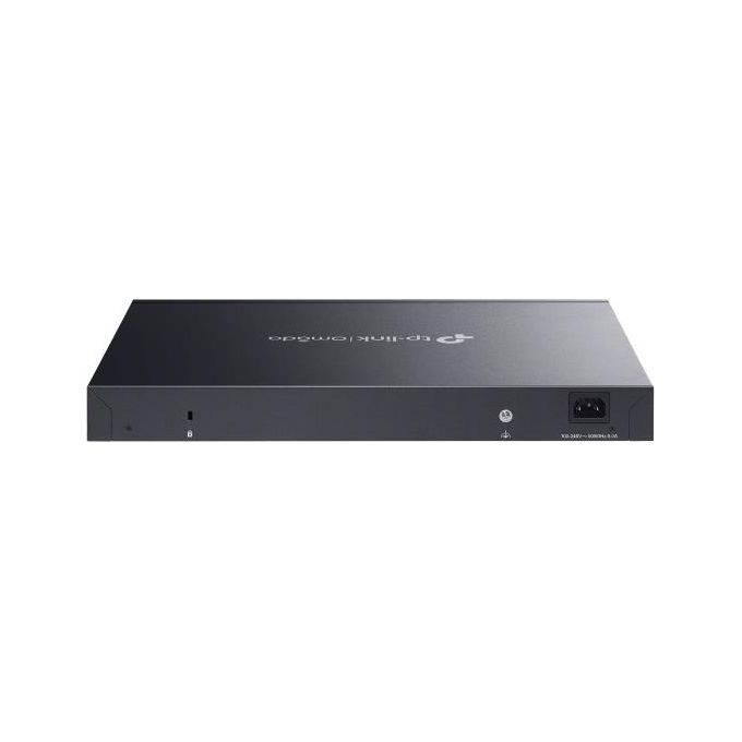 TP-Link SG3428XMPP Omada Switch Gestito L2+ 24 Porte Gigabit 4 SFP+ 10G PoE+ PoE++ 1U colore Nero