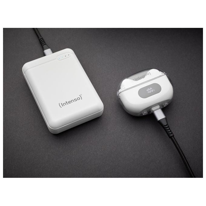 Intenso Powerbank XS 10000 Batteria Portatile Bianco Polimeri Di Litio 10000mAh