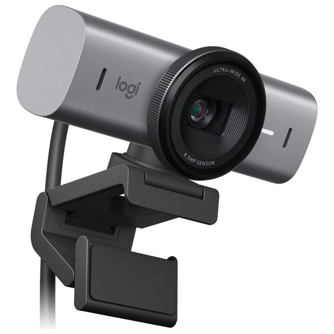 Logitech 960-001530 MX Brio 705 for Business Webcam 4K Ultra HD 8,5 MP 60 fps USB-C Autofocus Zoom 4x colore Grafite