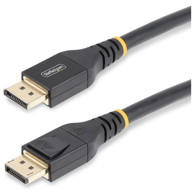 StarTech.com DP14A-10M-DP-CABLE Cavo DisplayPort 1.4 Attivo Certificato VESA 10m 8K 60Hz 4K 120Hz HBR3 HDR10 MST DSC 1.2 HDCP 2.2 colore Nero