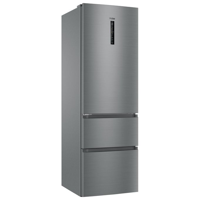 Haier HTR3619ENMN 3D 60 Serie 3 Frigorifero Combinato 348 L 190 cm Classe E 37 dB No Frost colore Argento