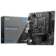 MSI PRO H610M-E PRO H610M-E Scheda Madre Intel H610 LGA 1700 micro ATX DDR5 supporto CPU 12a 13a 14a gen 4 slot RAM 96 GB colore Nero
