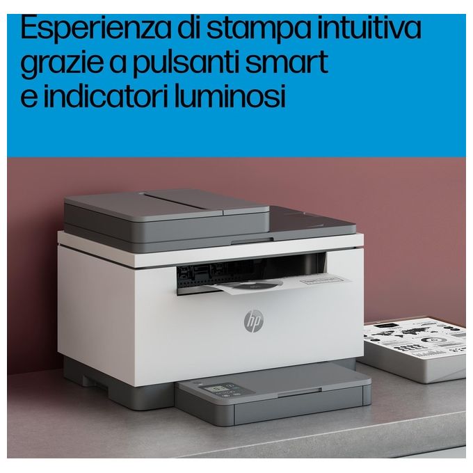 HP 6GX01F LaserJet M234sdw Stampante Multifunzione Laser A4 Mono 29 ppm Fronte Retro ADF Wi-Fi LAN USB Bluetooth colore Grigio