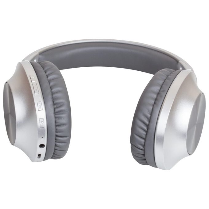 Panasonic RB-HX220BDES Cuffie a Padiglione Wireless Bluetooth 5.0 Extra Bass Microfono Integrato Autonomia 23h USB-C colore Argento