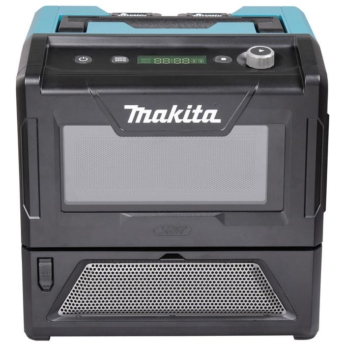 Makita MW001GZ Microonde Cordless 8 L 500 W con Display LED e Controllo Elettronico colore Nero Verde