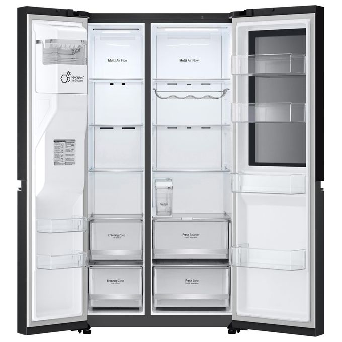 LG GSGV81EPLL InstaView Frigorifero Side by Side 635 L 179 cm Classe E 36 dB Total No Frost Wi-Fi Dispenser colore Nero