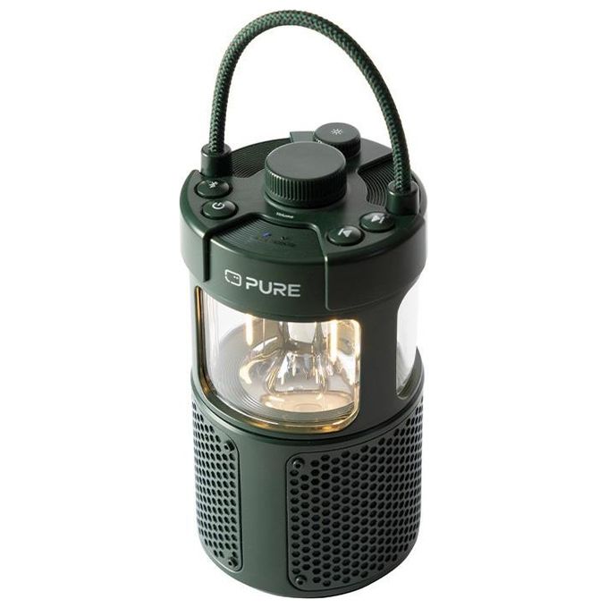 Pure, Altoparlante Bluetooth Portatile, 20W, Verde, Impermeabile IPX6