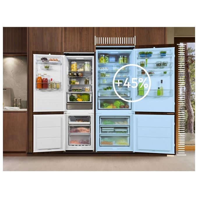 Electrolux ENG7TE75S Serie 700 Frigorifero Combinato da Incasso 376 L 188 cm Classe E 35 dB Total No Frost GreenZone colore Bianco