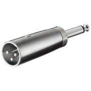 Wentronic Adattatore XLR Maschio 3 Poli 6,35mm Maschio