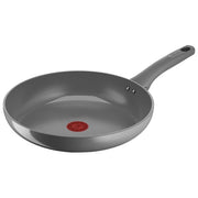 Lagostina 010274040130 Risorsa Padella Multiuso 30 cm con Rivestimento in Ceramica Antiaderente Goceram Thermo-Signal Compatibile Induzione Alluminio Riciclato colore Grigio