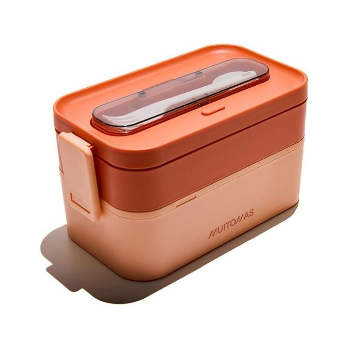 Muitomas Lunch Box Large Peach Fuzz