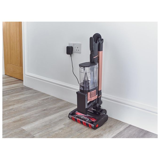 Shark IZ400EU Stratos Aspirapolvere a Bastone 2 in 1 Senza Filo DuoClean PowerFins Plus autonomia 60 min colore Nero Pesca
