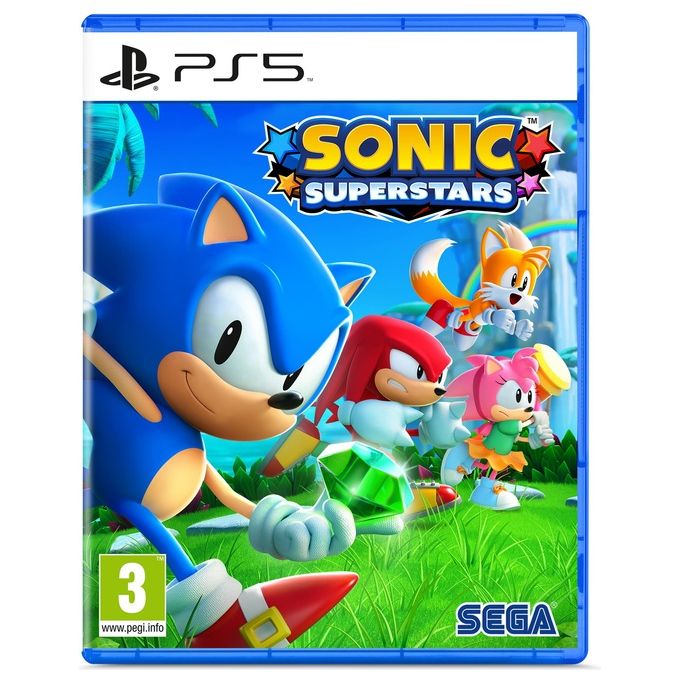 Sega 1127223 Sonic Superstars Videogioco PlayStation 5 Avventura Platformer Cooperativa 4 Giocatori Edizione Standard ITA
