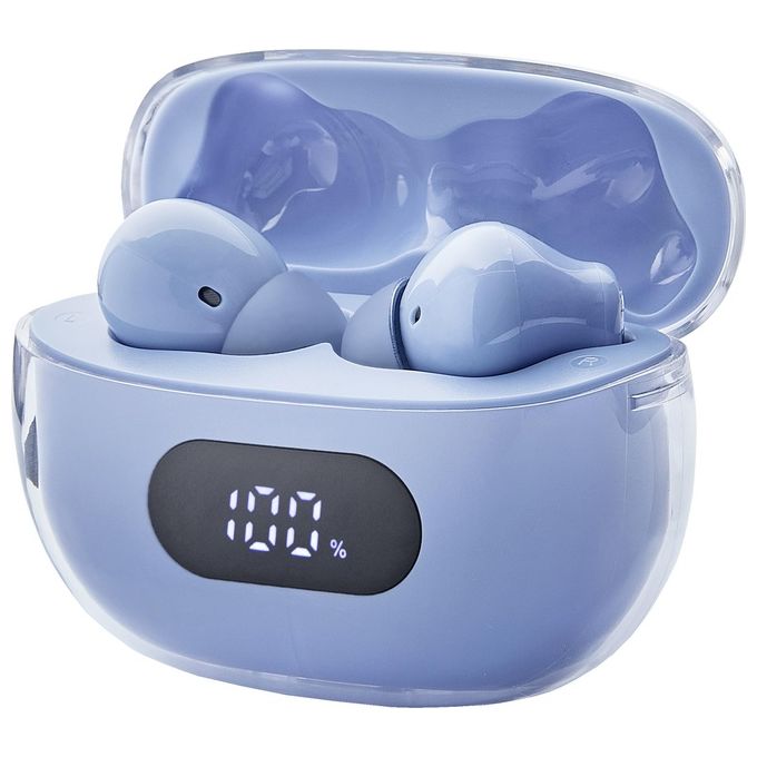 Intenso 3720315 Buds Plus Auricolari TWS True Wireless ANC ENC Bluetooth 5.4 Driver 13mm Autonomia 25h colore Blu