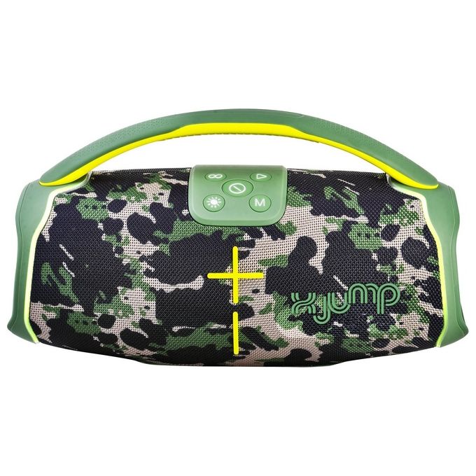 X JUMP 0XJ15003 XJ 150 Altoparlante portatile stereo 60 W Bluetooth IPX5 MicroSD USB Type-C colore Verde