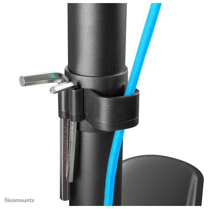 Neomounts FPMA-D550SBLACK Supporto da Scrivania per Monitor 13-32 Pollici VESA 75x75 100x100 mm Regolabile Altezza Inclinazione Rotazione Acciaio 8 Kg colore Nero
