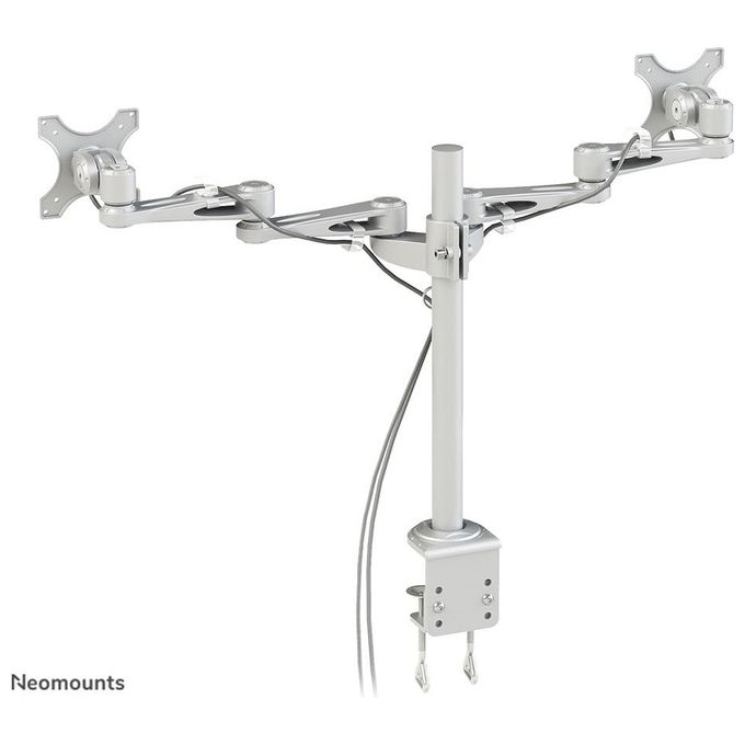 Newstar Supporto Scrivania per 2 Schermi  Lcd-led-tft fino a 26''(65 Cm)
