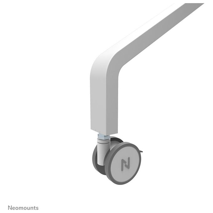 Neomounts FL50-525WH1 Move Go Carrello TV da Pavimento 55'' 86'' 76 Kg VESA 900x600 mm certificazione TÜV colore Bianco
