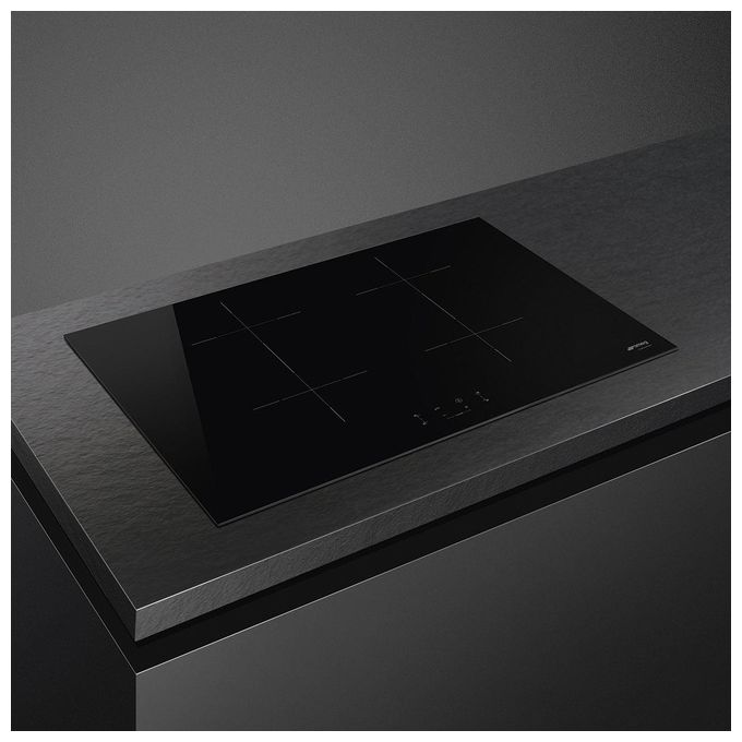 Smeg SIB2741D Universale Piano cottura a Induzione 75 cm 4 zone booster Touch controllo frontale colore Nero