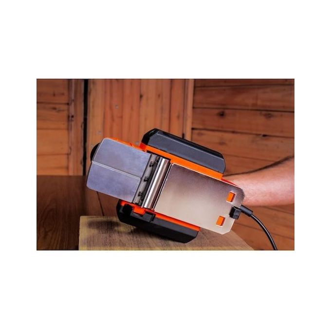 Black and Decker BEW712-QS Pialletto Elettrico 710 W Profondita' di Taglio Max 2 mm Larghezza di Piallatura 82 mm con Aspirazione Polvere colore Arancione
