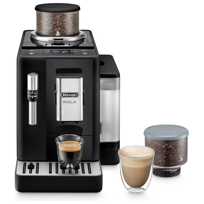 De'Longhi EXAM44035B Rivelia Macchina da caffe' Automatica 1.4 L 19 bar 1450 W Bean Switch Display Touch 8 Bevande colore Nero