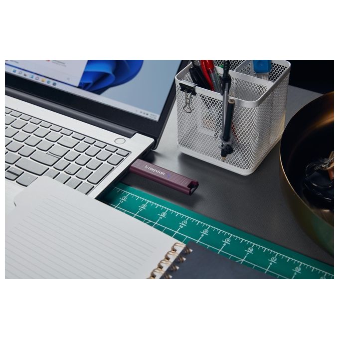 Kingston DTMAXA-1TB DataTraveler Max Unita' Flash USB 3.2 Gen 2 Capacita' 1000 GB Velocita' Lettura fino a 1000 MB-s Scrittura fino a 900 MB-s colore Rosso