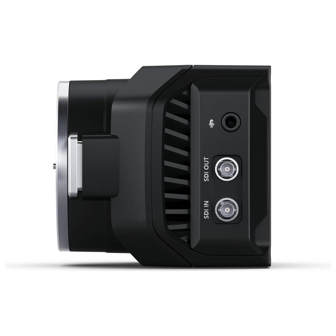 Blackmagic Design BM-CINSTUD4KG2 Micro Studio Camera 4K G2 Sensore Four Thirds 13 Stop Dinamica 12G-SDI colore Nero