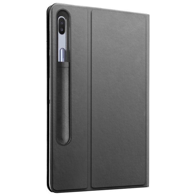 Cellularline FOLIOGTABS9FEPL12K Folio Custodia a libro per Samsung Galaxy Tab S9 FE+ Ecopelle Stand 3 livelli Sleep Wake colore Nero