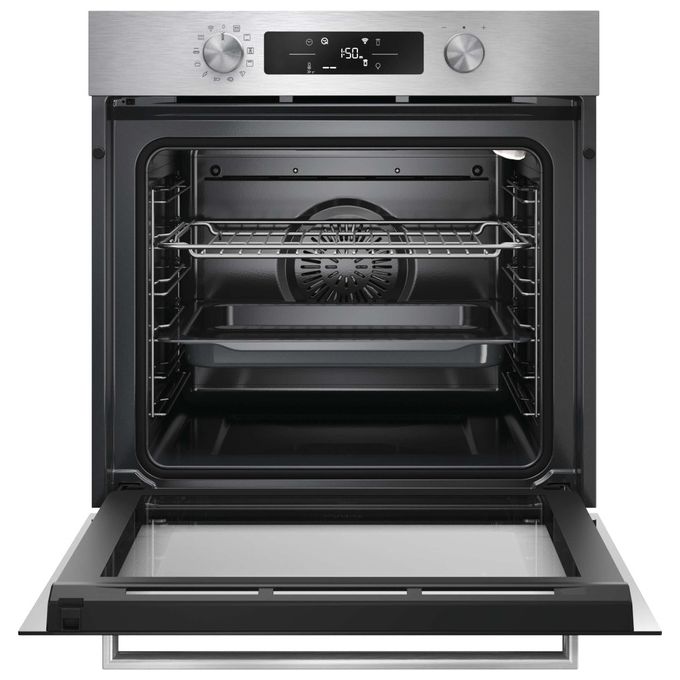 Candy CA6 N3B1HTX Bake 800 Forno da incasso Elettrico Ventilato 78 L Classe A++ 12 Funzioni AirFry Wi-Fi (59,5x59,5x56,8 cm) colore Inox