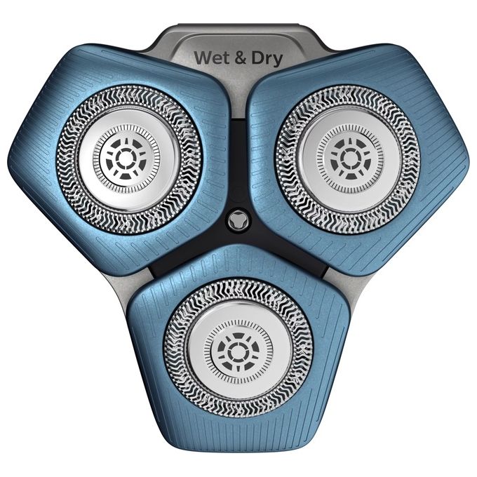 Philips SH71-50 Testine di Rasatura di Ricambio per Serie 7000 e 5000 3 Testine Lavabili colore Argento
