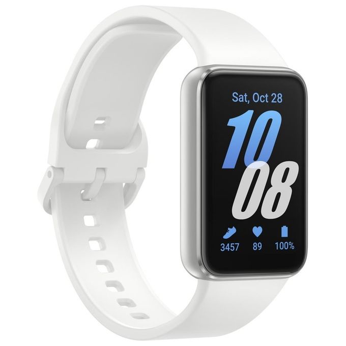 Samsung SM-R390NZSAEUB Galaxy Fit3 Fitness Band Display AMOLED 1.6'' Risoluzione 256 x 402 Pixel RAM 16 MB Memoria 0.256 GB colore Argento
