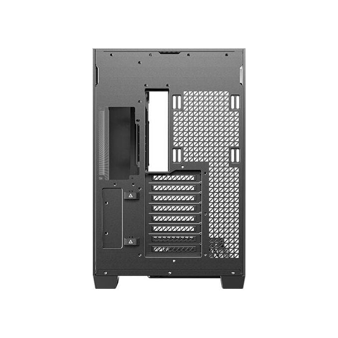 Antec 0-761345-10079-3 C8 Wood Case PC Full Tower ATX EATX ITX micro ATX con Finestra Laterale Vetro e Dettagli in Legno colore Nero Legno