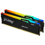 Kingston KF556C36BBEAK2-32 FURY Beast Memoria RAM DDR5 32 GB 2x16 GB 5600 MT-s CL36 RGB Intel XMP AMD EXPO colore Nero