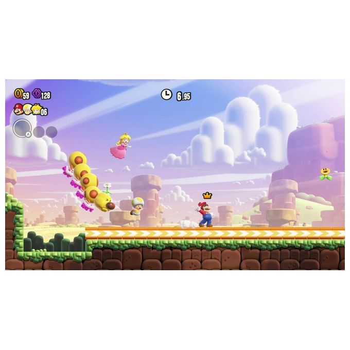 Nintendo 10011783 Super Mario Bros. Wonder Gioco per Nintendo Switch lingue italiano fino a 4 giocatori modalita' multiplayer online e offline colore Standard