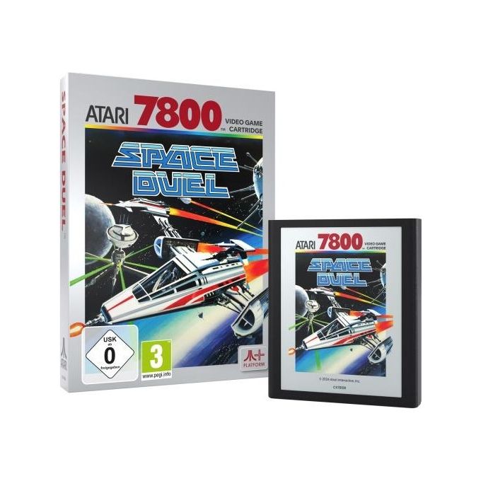 Atari SPACE DUEL Videogioco per Atari 7800+ Compatibile con Atari 7800+ Genere Arcade Multigiocatore 1-2 Modalita' Competizione e Squadra colore Nero