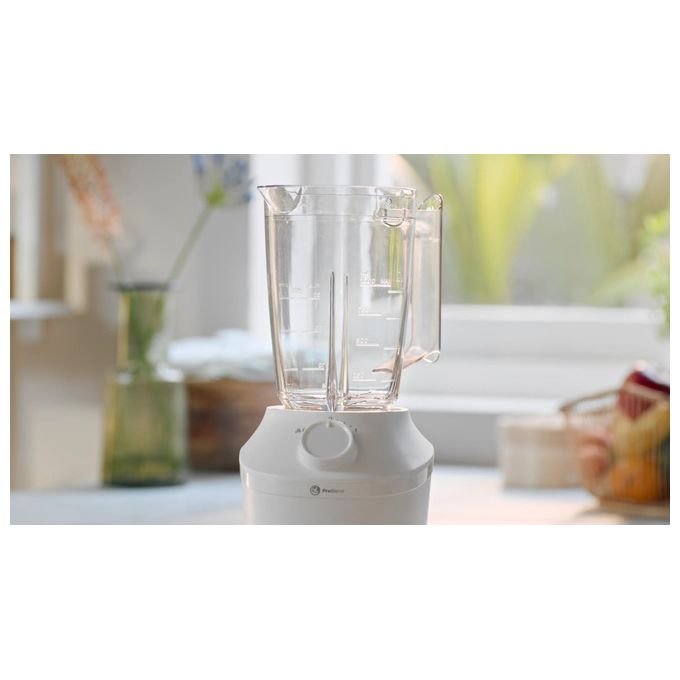 Philips HR2041-00 3000 Series Frullatore da Tavolo ProBlend 450W 1,9 L 4 velocita' Tritaghiaccio colore Bianco