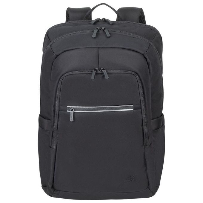 Rivacase 7569 Alpendorf Zaino per Notebook 17.3'' con Materiale Riciclato RPET Tasca per Tablet e Resistente all'Acqua colore Nero