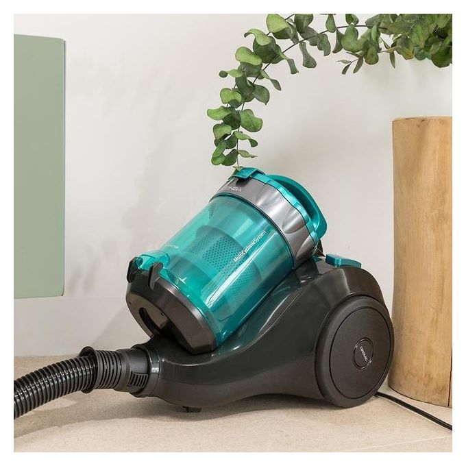 Cecotec 05599 Conga Rockstar Multicyclonic Aspirapolvere a Traino Multiciclonico 2,5 L 800 W 79 dB colore Nero Turchese