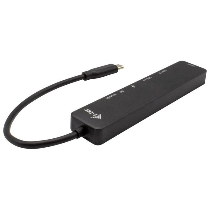 I-tec C31TRAVELEASYDOCKPD USB-C Travel Easy Dock 4K HDMI Power Delivery 60 W 1x USB 3.2 1x USB 2.0 SD microSD colore Nero