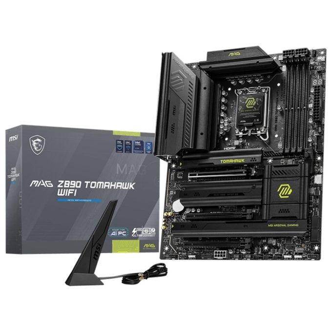MSI MAG Z890 TOMAHAWK WIFI Scheda Madre Intel Z890 ATX con 4 Slot DDR5 256 GB 4 M.2 Wi-Fi 7 2.5GbE Thunderbolt 4 colore Nero