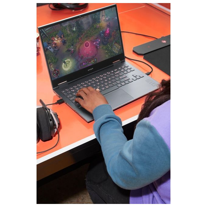 HP OMEN by Outpost Mousepad Mouse con Ricarica Qi Wireless Integrata e Indipendente