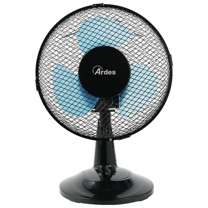 Ardes Ventilatore da Tavolo Silenzioso 3 Pale New Easy 23 AR5EA23B per Climatizzazione Efficiente in Ambienti Interni