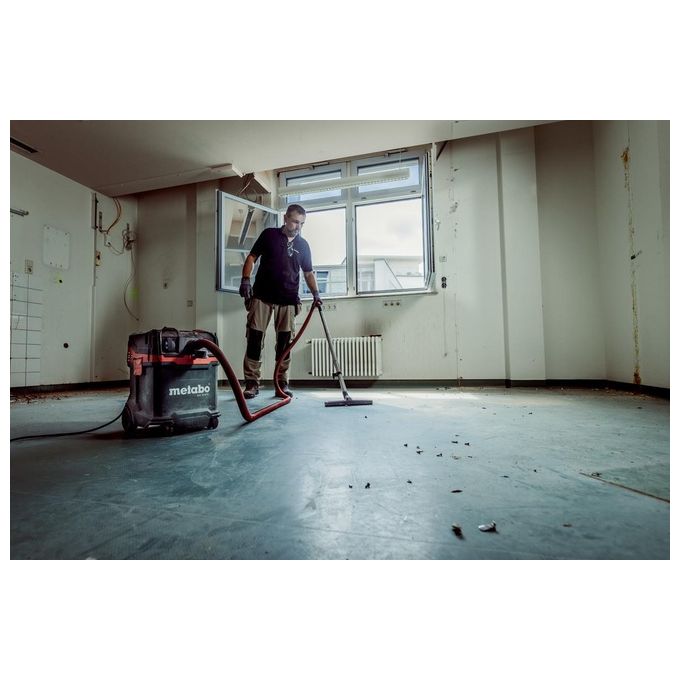 Metabo 602087000 ASA 30 M PC Aspiratore universale umido-secco classe M 30 L 1200 W PressClean antistatico colore Nero