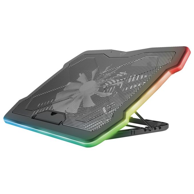 Trust 24192 GXT 1126 Aura Base di Raffreddamento Notebook 17'' 1 Ventola 200mm 700 rpm 30 dB USB RGB colore Nero
