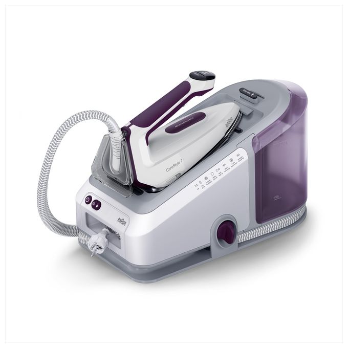 Braun IS7266VI CareStyle 7 Ferro da Stiro con Caldaia 2700 W 7,5 bar 2 L Piastra EloxalPlus FreeGlide 3D colore Viola