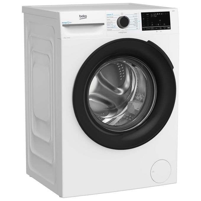 BEKO BMWT31241A: Lavatrice 12kg Classe a 1400giri linea estetica NX motore ProSmart Inverter Display Touch oblo' nero tecnologia EnergySpin tecnologia a vapore SteamCure
