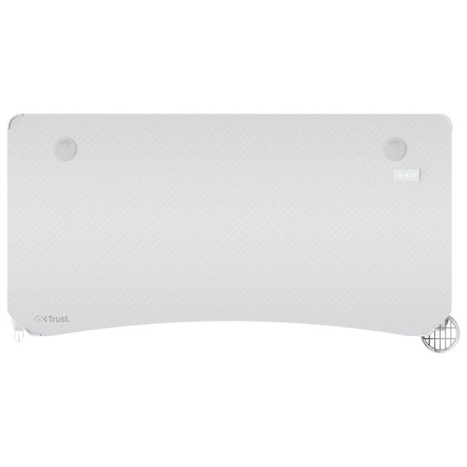Trust GXT 709W LUMINUS Scrivania Gaming Bianco