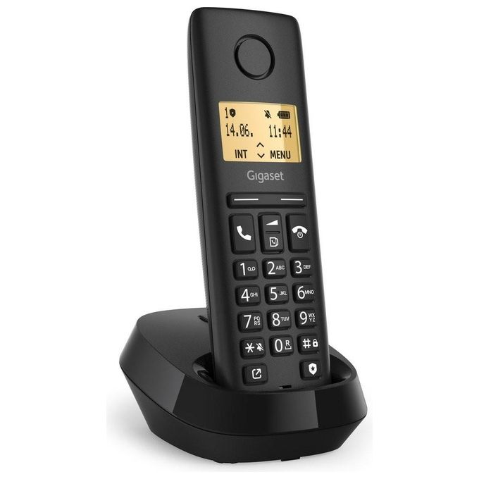 Gigaset Pure 100 Sys Telefono Cordless Nero