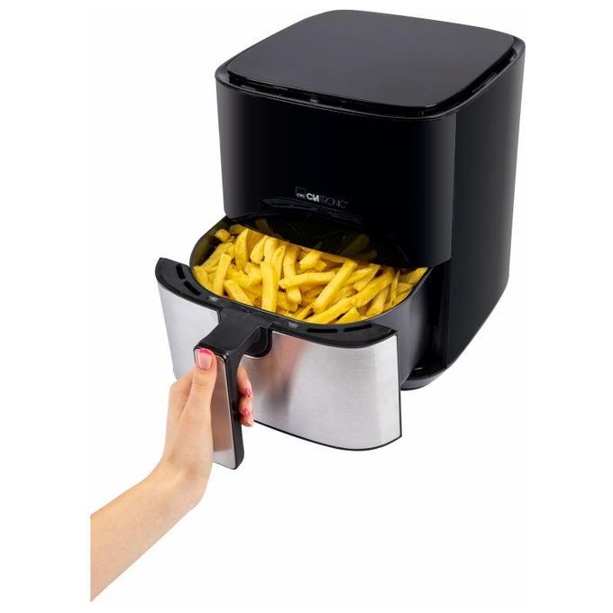 Clatronic FR 3782 H Friggitrice ad aria 5 L 1450 W 8 programmi display LED colore Nero Acciaio inox