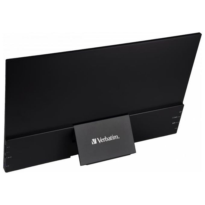 Verbatim 49593 PMT-17 Monitor Portatile Touch 17,3'' Full HD IPS LCD AMD FreeSync Altoparlanti colore Nero